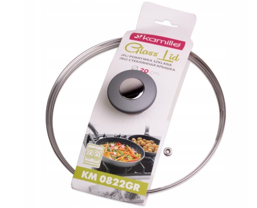 UNIVERZÁLNY SKLENENÝ KRYT 20 CM SKLO