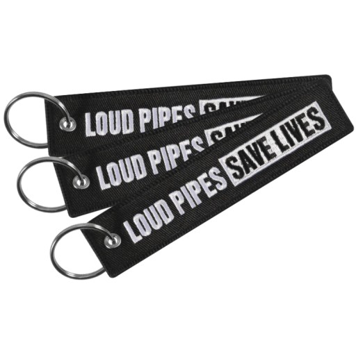 Kľúčenka LOUD PIPES SAVE LIVES prívesok na kľúče