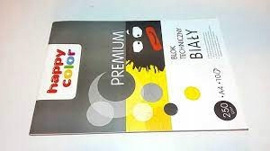 BIELY TECHNICKÝ PAPIER ŠKOLSKÝ BLOK A4 PAPIER