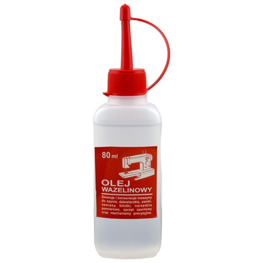 Vazelína olej do šijacích strojov, olejnička 80ml