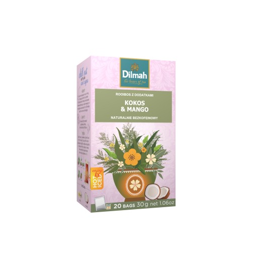 Dilmah Green Rooibos Coconut & Mango 20 x 1,5