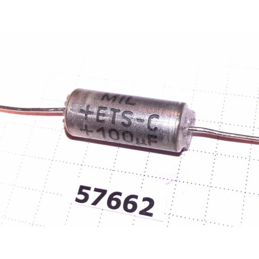 Tantal 100uF 10V 20% 8x17 ERO MIL-ETS CS13 os.