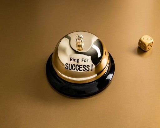SUCCESS BELL - písací stôl RECEPCIA - zlatá