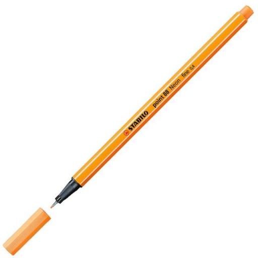 Jemná linka 0,4 mm neónovo oranžová Point 88/054
