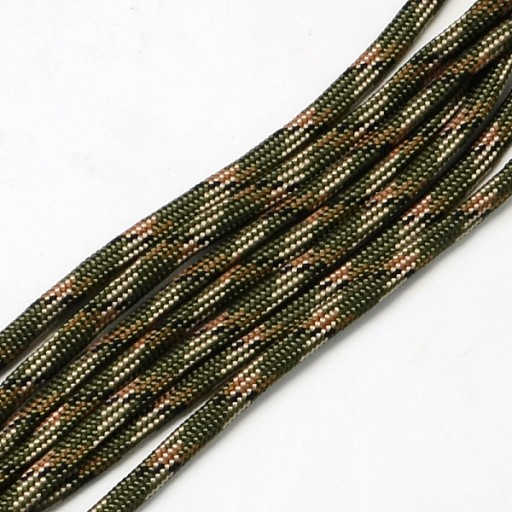 Paracord kábel Polyester a Spandex 7 jadier 4 mm 5 m