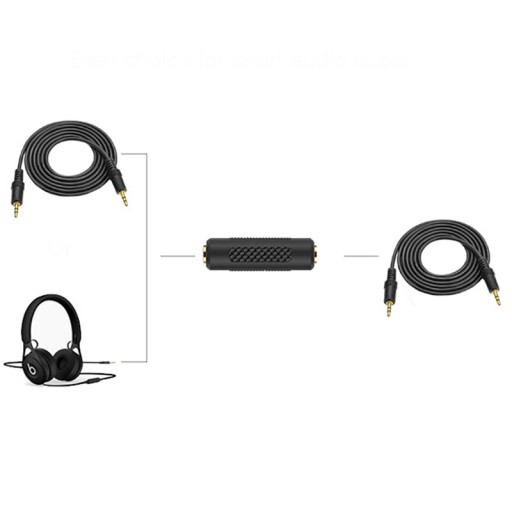 KONEKTOR ADAPTÉRA priechodka ZVUKOVÁ HLADINA PRE PRIPOJENIE MINI JACK 3,5 mm 3-kolíkový