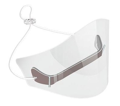 MASKY mini VISOR proti zahmlievaniu Dual Shield 5 ks