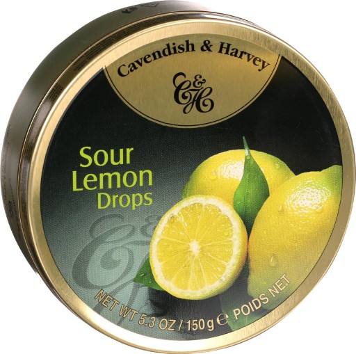 Cavendish Dropsy Sour Lemon Kyslý citrón 200g