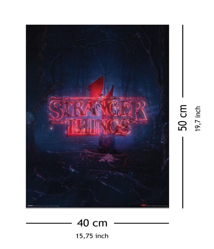 Nástenný plagát Stranger Things Season 40x50 cm