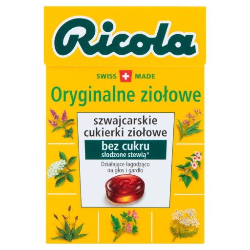 Ricola Original Herbal švajčiarske bylinkové cukríky 27,5 g