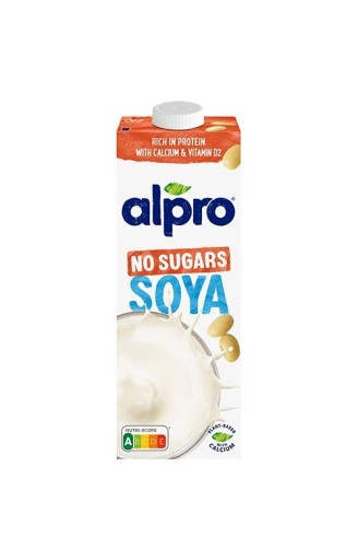 ALPRO No Sugars Sójový rastlinný nápoj - Alpro Soy bez cukru 1l