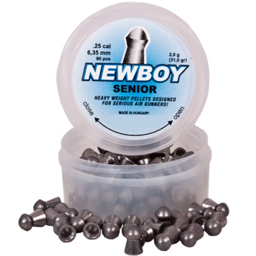 NEWBOY SENIOR pelety 6,35 mm Heavy Domed Grzybek