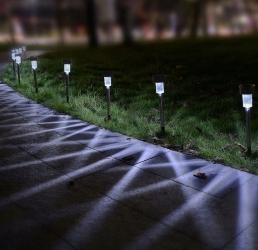 LED SOLÁRNE záhradné svietidlo, JAZDENÉ POŠTOU