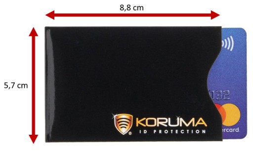 Púzdro PROTI KRÁDEŽI na kreditné karty, ochrana RFID