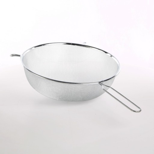 Kuchynské sitko, hlboké sitko, oceľ, cedník, 26 cm