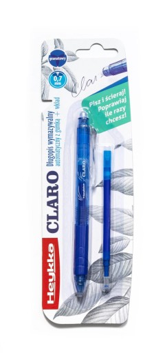 HEYKKA CLARO stierateľné guľôčkové pero + 0,7 mm MODRÁ NÁPLŇ