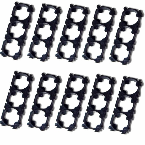10 x Držiak článku 3x Držiak 18650 3x1