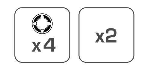 4-čeľusťový bit, 2 ks Hoegert Technik
