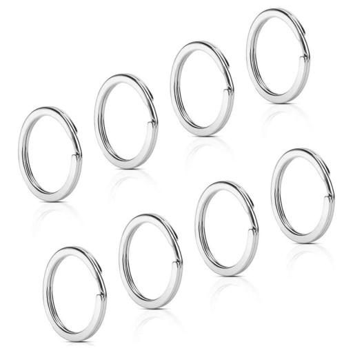Kľúčenka, kľúčenka, krúžok, plochý krúžok na kľúče 30 mm / 100 ks.
