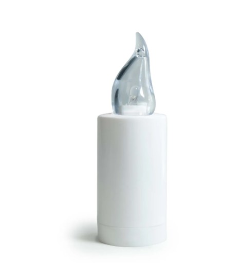 MILO LED VLOŽKA SVIEČKY, BIELA, 10CM