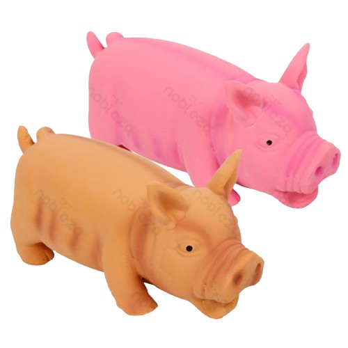 Pískacia HRAČKA PRASIATKA PRE PSA, veľká 15 cm