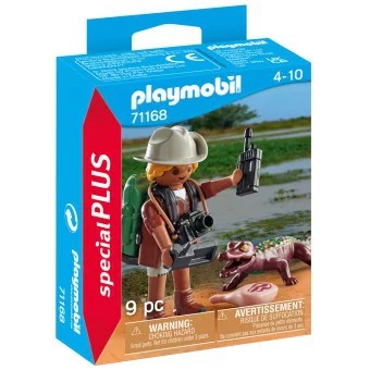 PLAYMOBIL 71168 VYŠETROVATEĽ S ALIGATOROM
