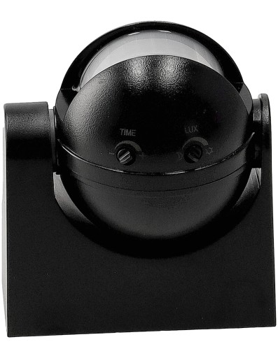 LED PIR pohybový senzor IP44 1200W PR013-čierna