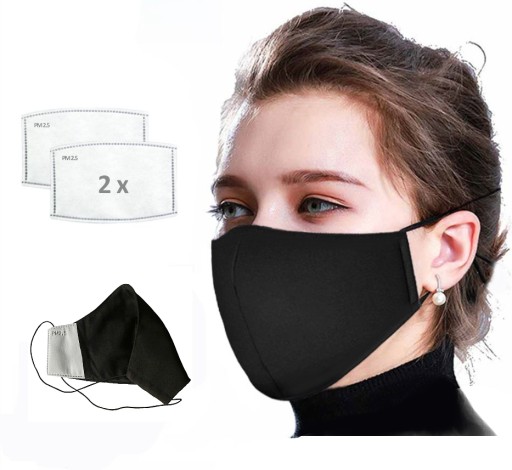 MASKA, opakovane použiteľná profilovaná MASKA + 2 FILTRE