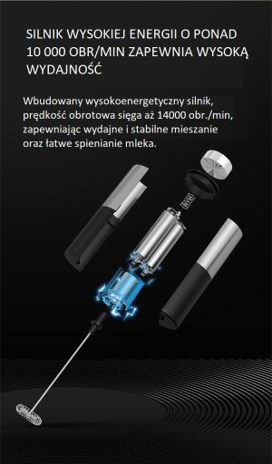 Moderný napeňovač mlieka
