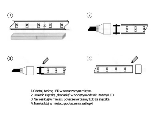 LED PÁS 24V 2835 1M IP67 NEON RED