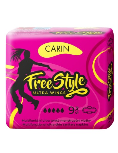 CARIN FREE STYLE hygienické vložky 9 ks