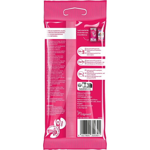 4x žiletka WILKINSON Extra 3 My Intuition Essentials