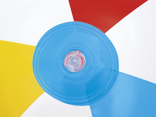 Bestway Nafukovacia farebná pruhovaná lopta pre deti a dospelých 51 cm 31021