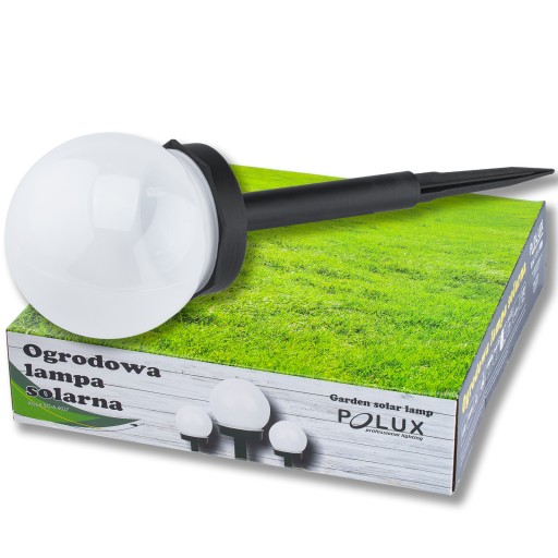 SLNEČNÁ ZÁHRADNÁ LAMPA, BIELA LED NAČERPÁVANÁ, 10CM