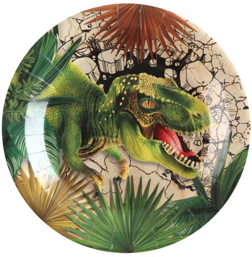 Dinosaury papierové taniere 10 kusov Narodeninové