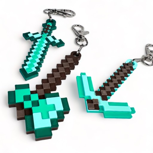 KAJAWIS písmená L dekorácie 3D písmená na stenu v štýle nálepiek MINECRAFT 1ks