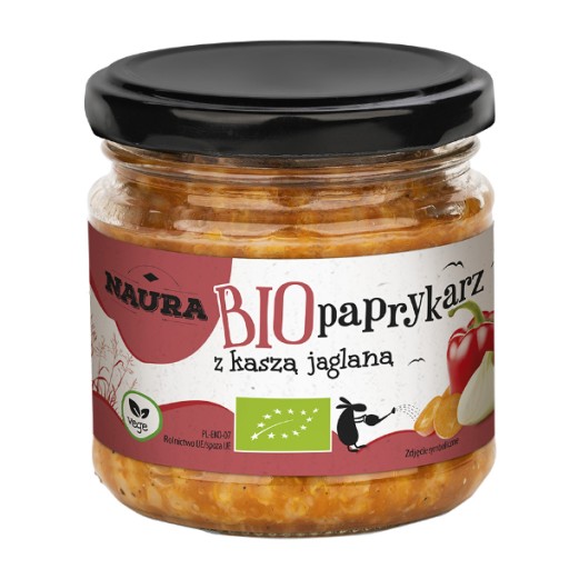 Paprykarz s prosovými krúpmi vegánsky BIO 190g