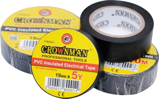 Silná PVC elektroizolačná páska vodotesná čierna 19mm x 20m 600V
