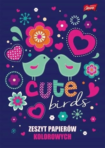 Unipap Colored Paper Notebook A4/10k Birds