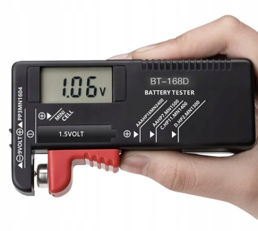 DIGITÁLNY TESTER BATÉRIÍ A AKUMULÁTOROV AAA METER
