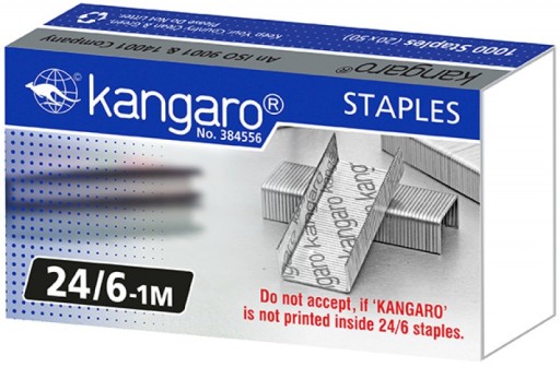 Spony KANGARO, č.24/6-1M, 1000 ks.