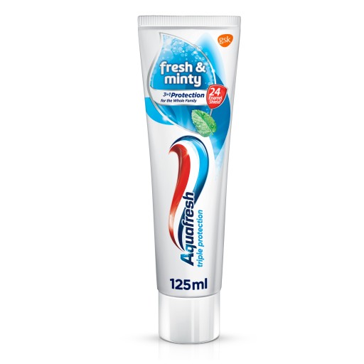 Aquafresh FRESH AND MINTY zubná pasta 2x125ml