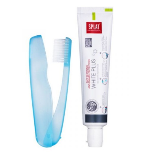 Splat Travel Set White Plus zubná pasta 40ml