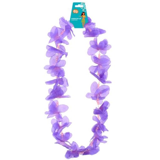 HAVAJSKÝ náhrdelník fialová ALOHA BUTTERFLIES ľalia
