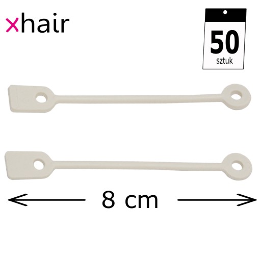 Gumičky na permanentné valčeky ROUND LONG STRONG 50 ks/bal XHAIR