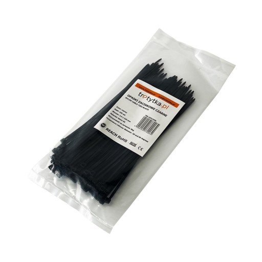 Sťahovacie pásky UV Sťahovacie pásky - 100 ks 2,5 x 150 mm, čierne