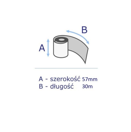 TEPELNE CITLIVÉ VALCE pre pokladnice a terminály 57mm / 30m 10 ks. EMERSON