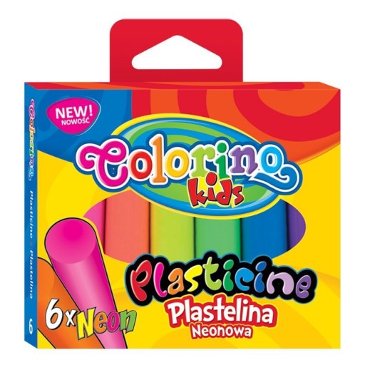Colorino Plastelina 6 farieb Neon 42666