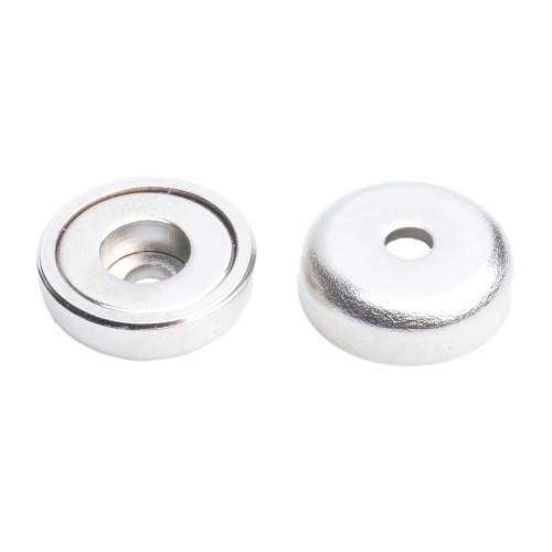 Magnetický držiak 16x6,5x3,5x5 s cylindrickým otvorom, 1 kus