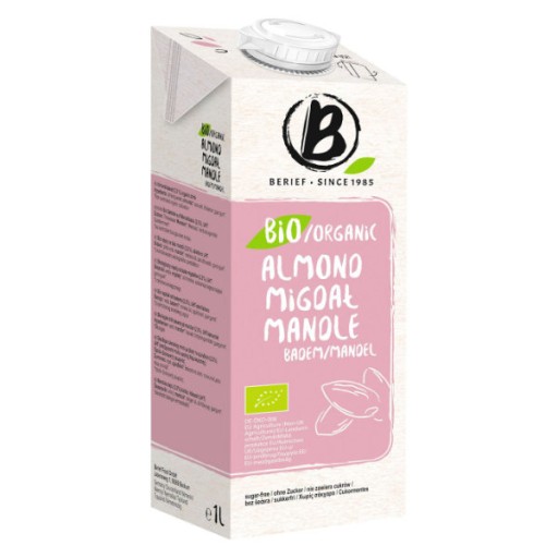 BIO mandľový nápoj bez cukru, bez lepku 1l